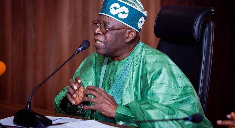 President Bola Tinubu. [Twitter:@officialABAT]