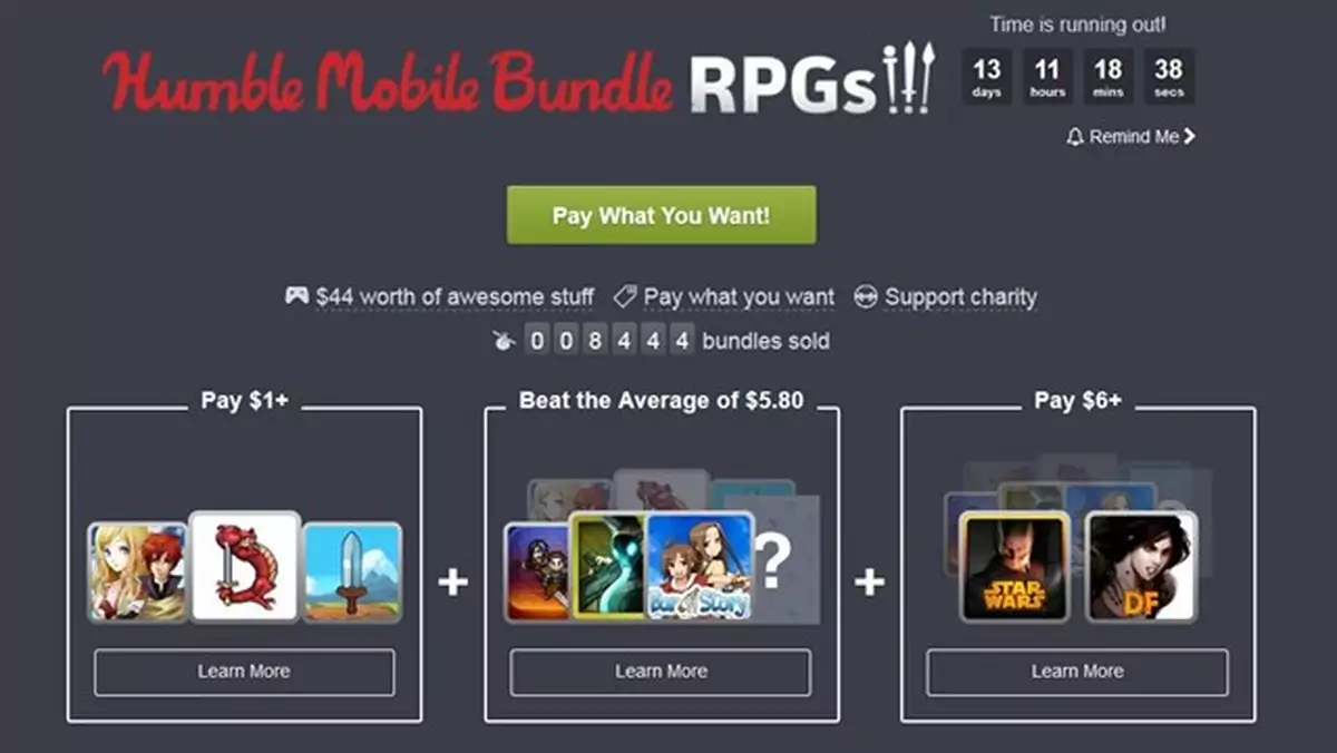 Humble Mobile Bundle - osiem świetnych RPG-ów na Androida za grosze