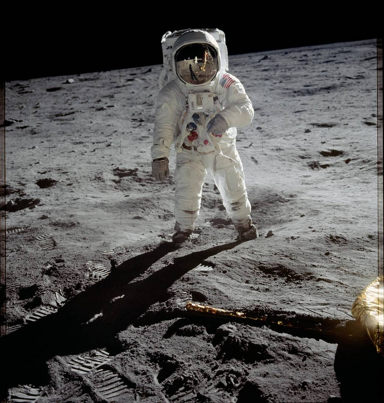 Buzz Aldrin na Księżycu (1969)