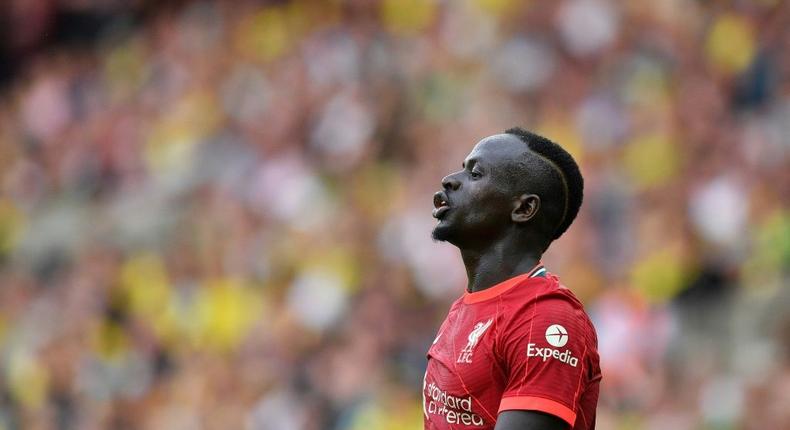 Liverpool forward Sadio Mane put Senegal ahead in a World Cup qualifying victory over Togo on Wednesday Creator: JUSTIN TALLIS