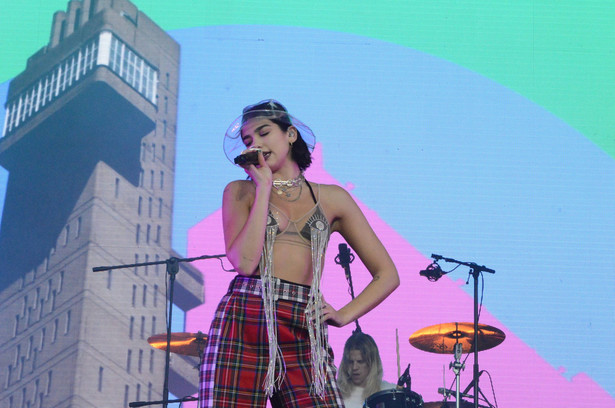 Dua Lipa podczas Orange Warsaw Festival. 1 czerwca 2018