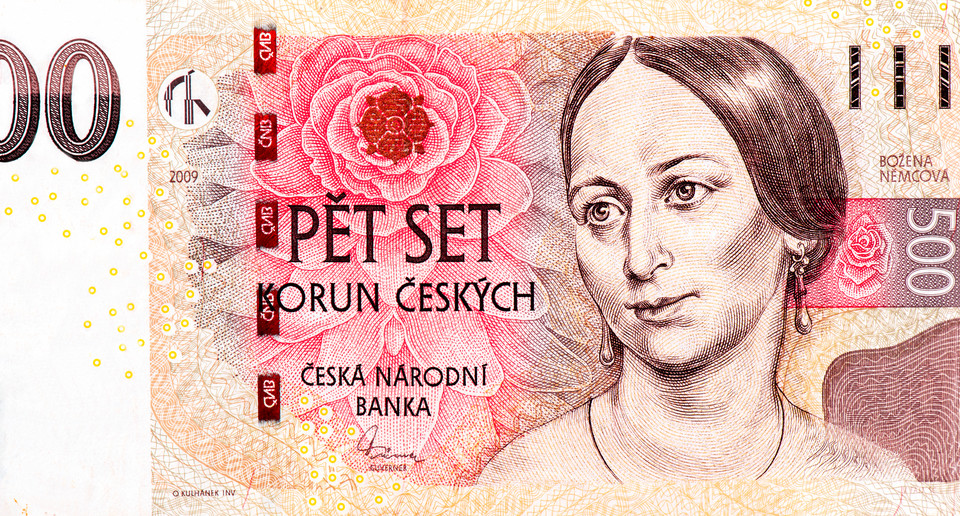 Bożena Nemcova, 500 koron, Czechy