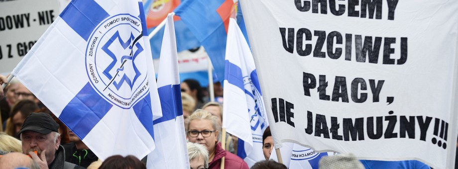 Manifestacje na ulicach Warszawy, 22 września 2018 r.