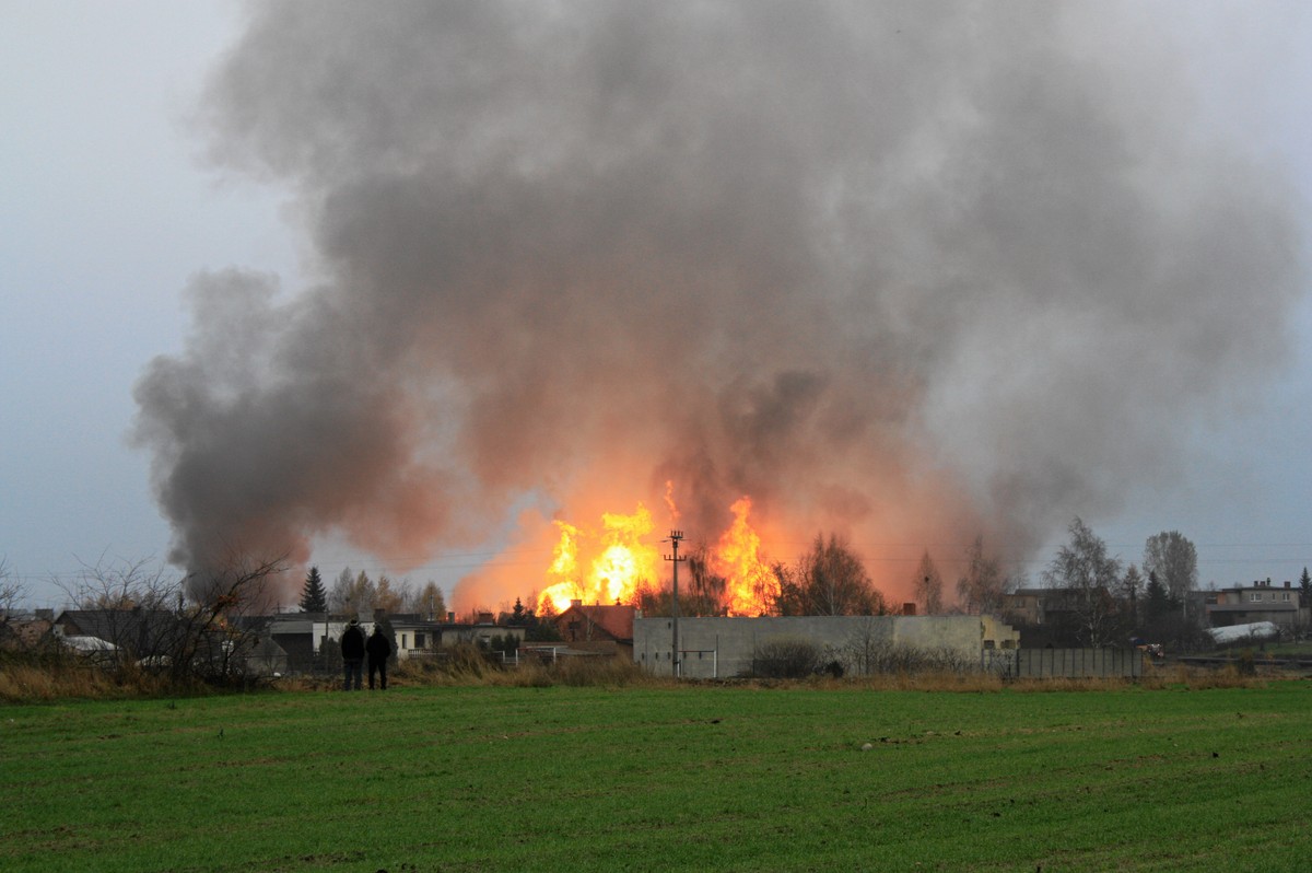 Pożar w Jankowie Przygodzkim