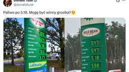 nowy cud na stacjach, benzyna po 5,18 zł/l. tusk: mogę zwrócić grosika?