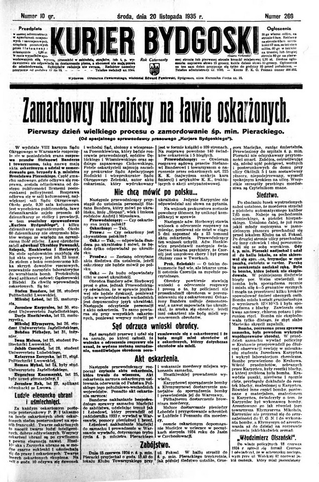 Działania terrorystyczne w okresie międzywojennym