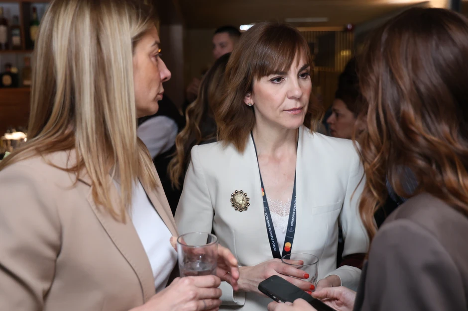 Marjana Davidović NESTLE i Vesna Damjanić urednica TV Bloomberg i Marjana Davidović, NESTLE