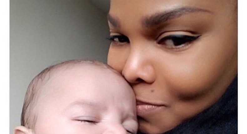 Janet Jackson and son, Eissa