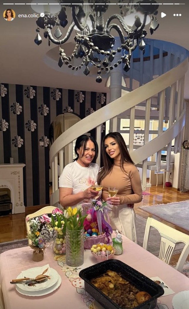 Ona mu je poručila da nema razloga za brigu.(Foto: Instagram/ena.colic)