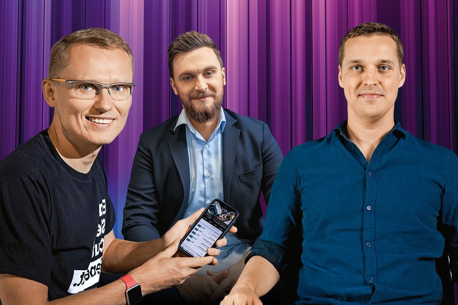 Ranking Największych Polskich Prywatnych Inwestorów za Granicą. Od lewej: Stefan Batory, Mariusz Gralewski, Michał Borkowski