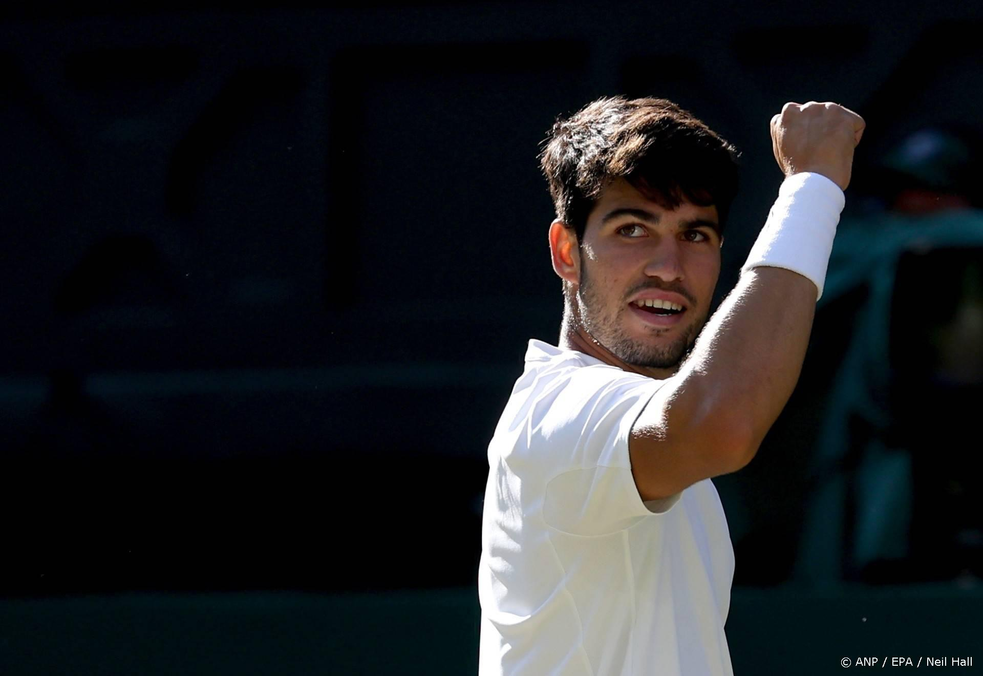 Alcaraz bereikt halve finale Wimbledon na zege op Norrie