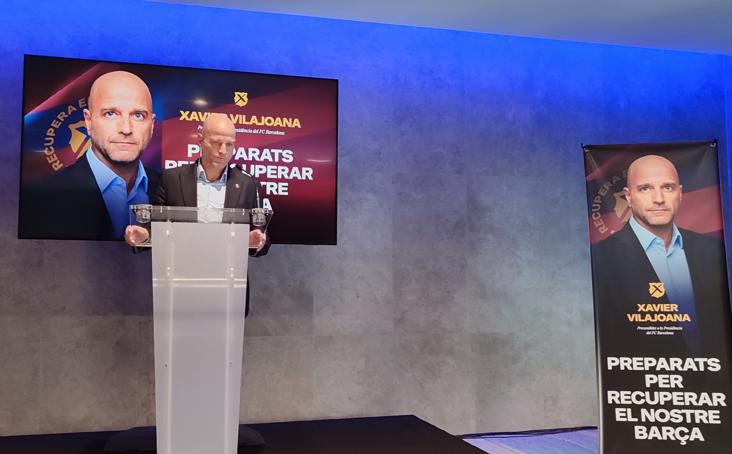 Vilajoana contra Laporta: 'gestión demencial' y promesa del 30% más