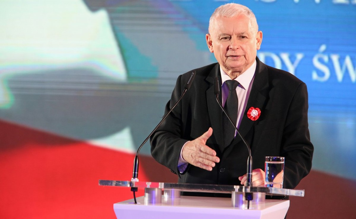 Prezes PiS Jarosław Kaczyński