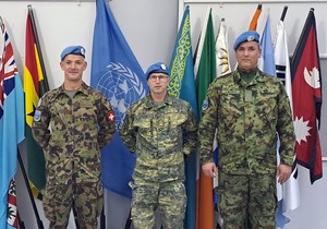 Pripadnik Vojske Srbije potpukovnik Dejan Milošević u Damasku