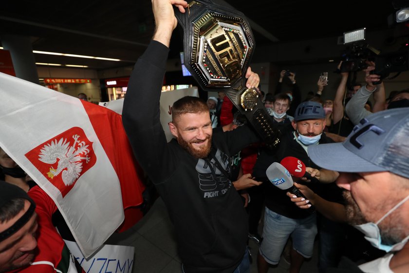 MMA. UFC 253. Jan Blachowicz. Przylot do Polski. 28.09.2020