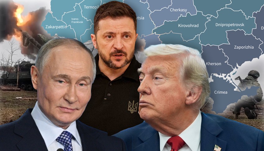 Putin, Tramp i Zelenski