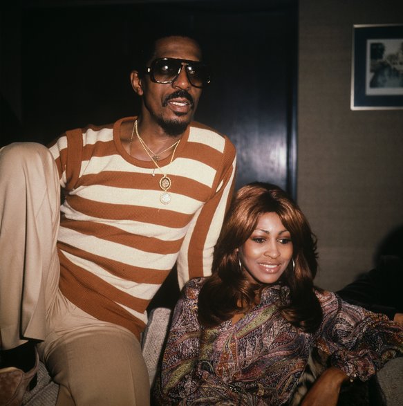 Ike i Tina Turner w Londynie, 1975 r.