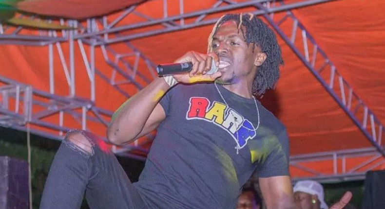 Gospel dancehall artiste Jabidii performing during a recent Code Black event