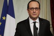 Prezydent Francji Francois Hollande Charlie Hebdo
