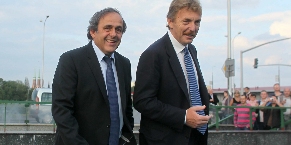 Michel Platini i Zbigniew Boniek