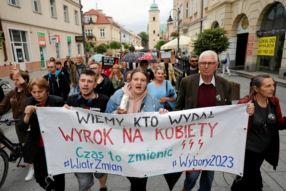 Protest Strajku Kobiet w Rzeszowie