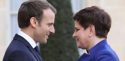 Sukces Beaty Szydło we Francji? „Macron się z tego wycofał”