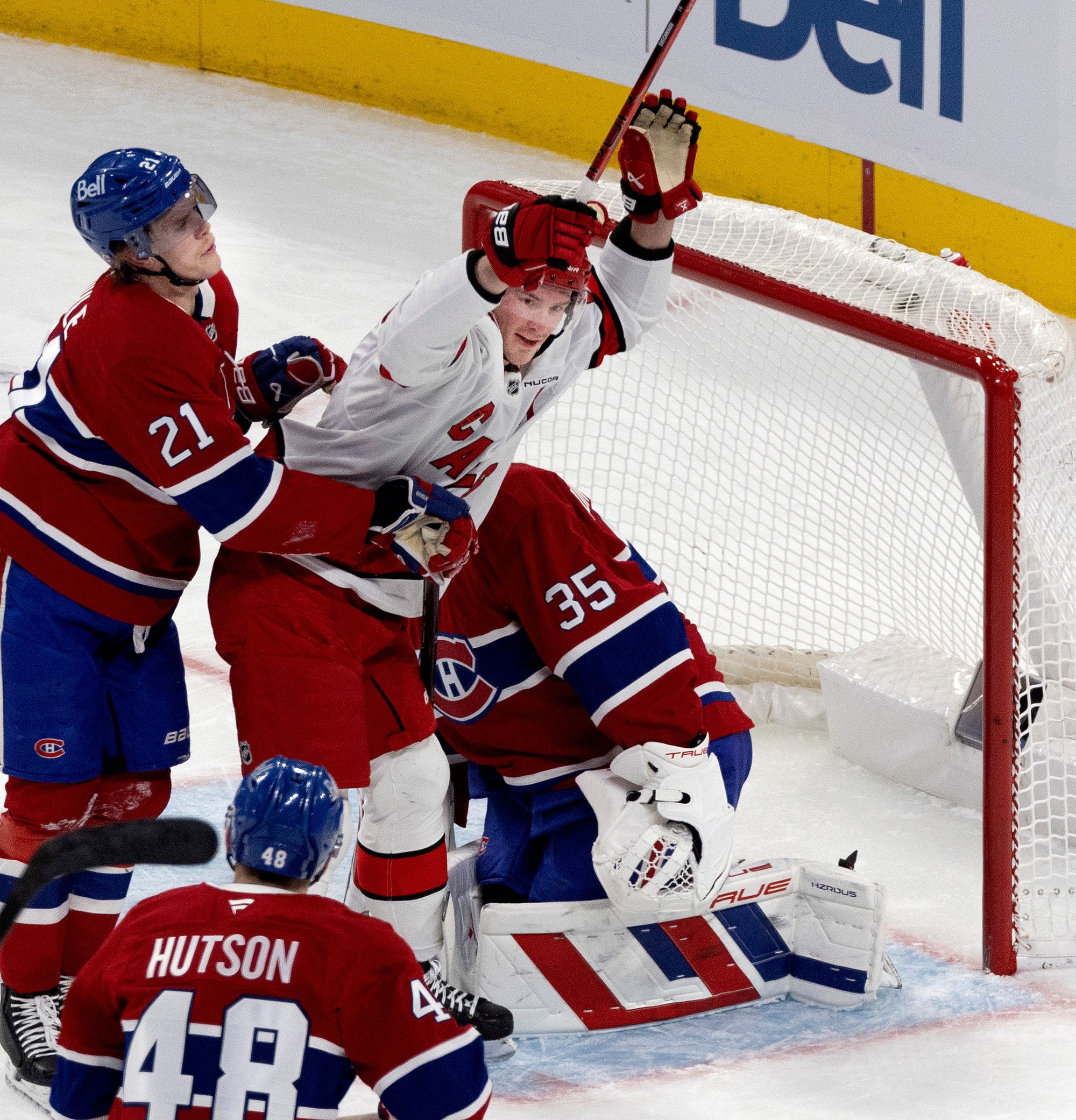 Zápas NHL: Montreal Canadiens - Carolina Hurricanes.