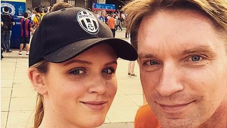 Tomasz Lis z córką Polą