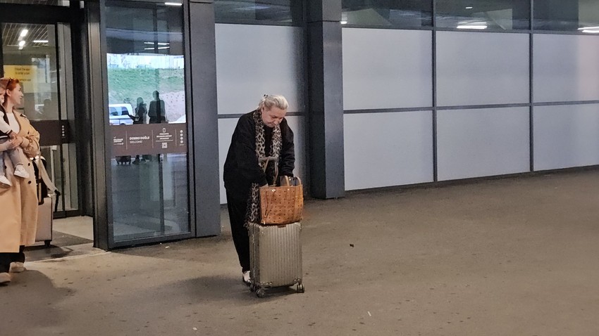 Vesna Zmijanac na aerodromu