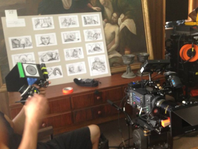 Na planie filmu 'Czerwony kapitan' w Olomoucu