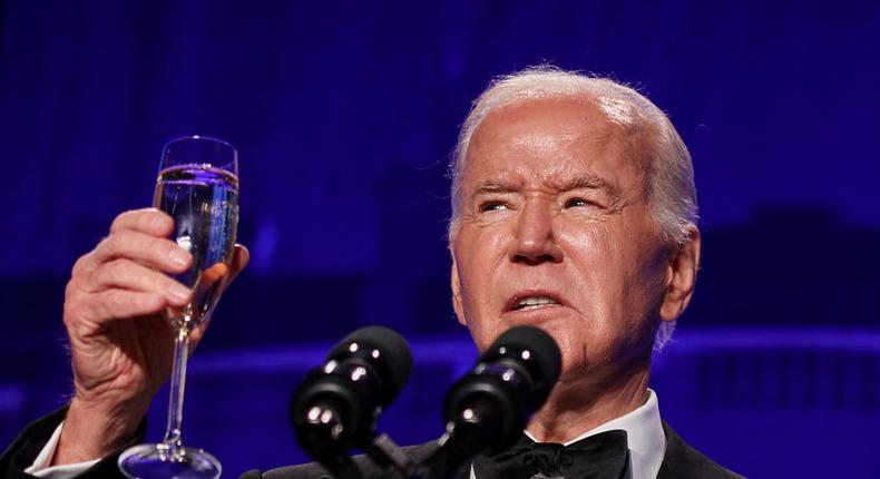 Joe Biden gives a speech at the 2024 White House Correspondents' Association dinnerTom Brenner/Reuters