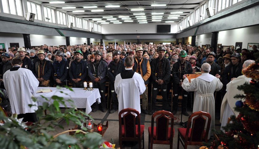 Gliwice. Msza święta w inetencji rodzin KWK Sośnica-Makoszowy 