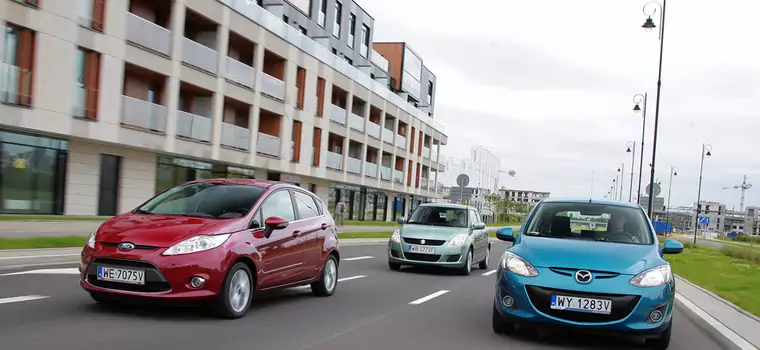 Ford Fiesta kontra Suzuki Swift i Mazda 2: automatyczni przyjaciele miasta