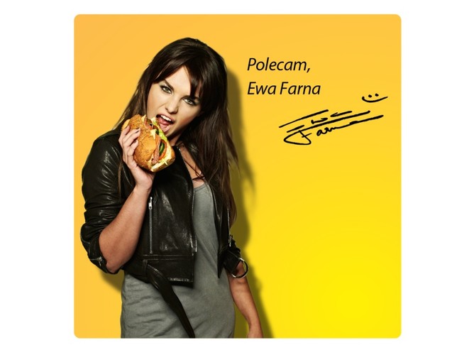 Ewa Farna sesji zdjęciowej do kampanii „Sub of the Day'.