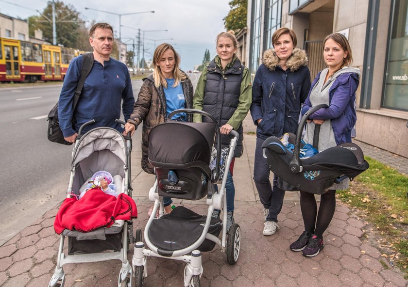 Protest pacjentek szpitala Pro–Familia w Łodzi w NFZ. Pikieta z żądaniem kontraktu