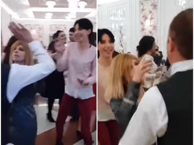 Snimak sa svadbe svi gledaju
