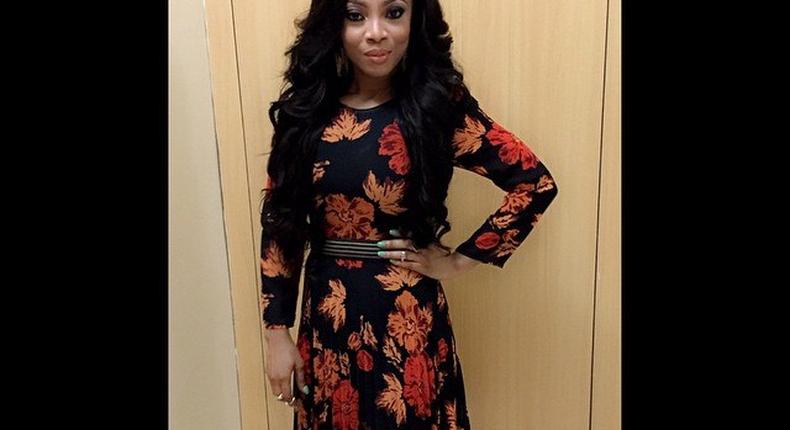 OOTD Inspiration is Toke Makinwa in a floral dress