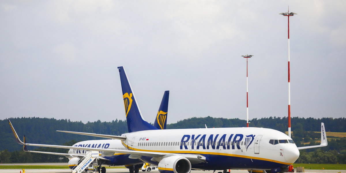 Ryanair to największa tania linia lotnicza w Europie. 