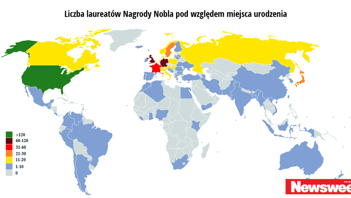 mapa nagroda nobla nobel