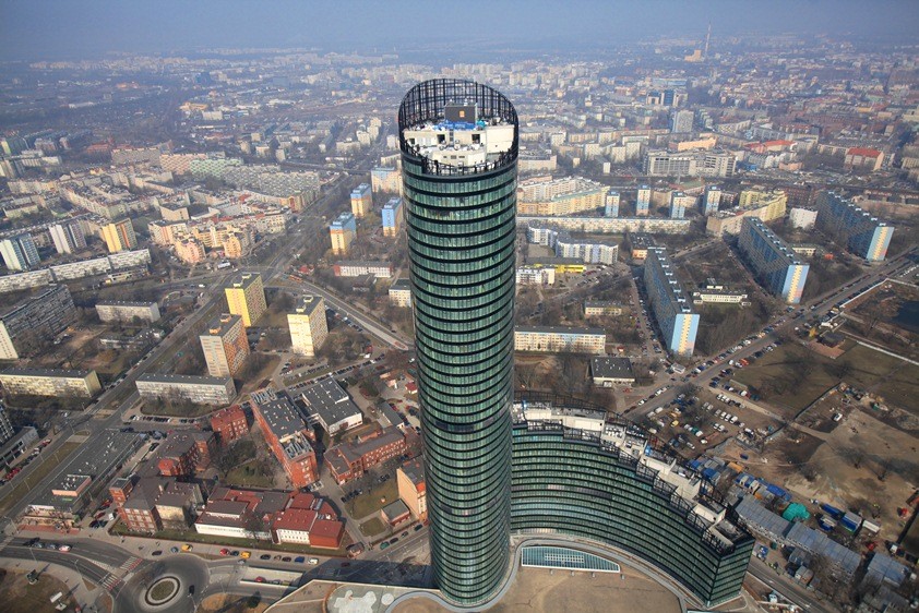 7. Sky Tower, Wrocław