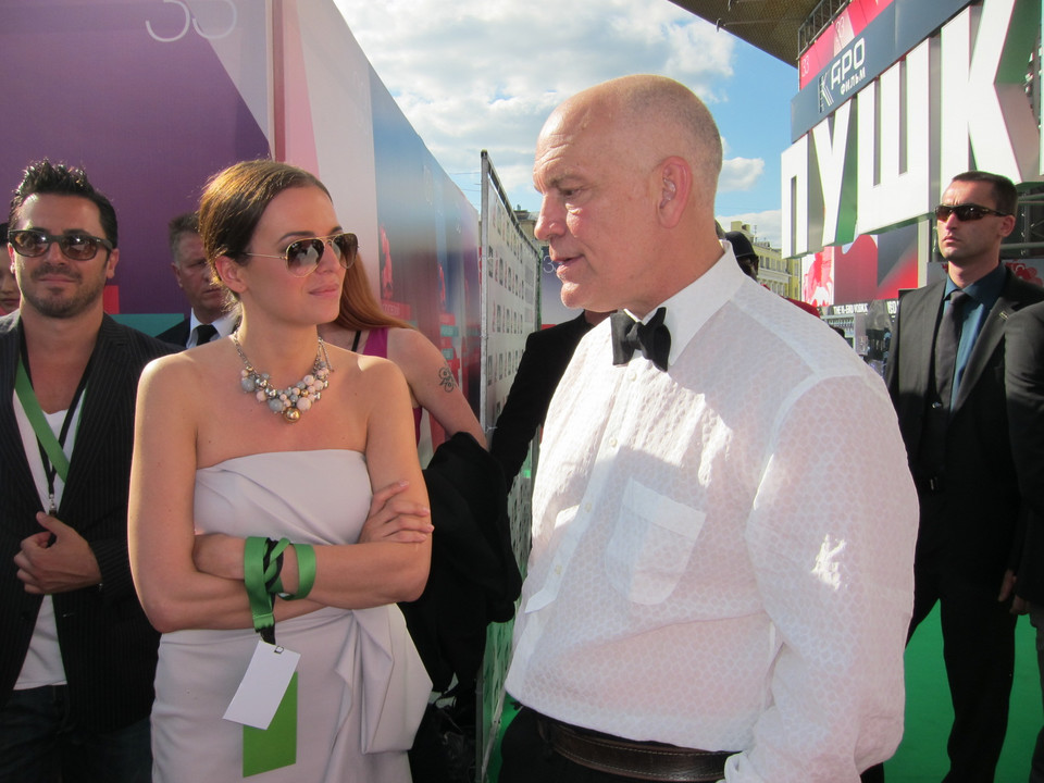 Anna Wendzikowska i John Malkovich