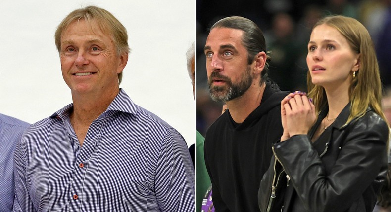 Milwaukee Bucks owner Wes Edens' daughter Mallory is reportedly dating Green Bay Packers quarterback Aaron Rodgers.Aaron Gash/AP ; Stacy Revere/Getty Images