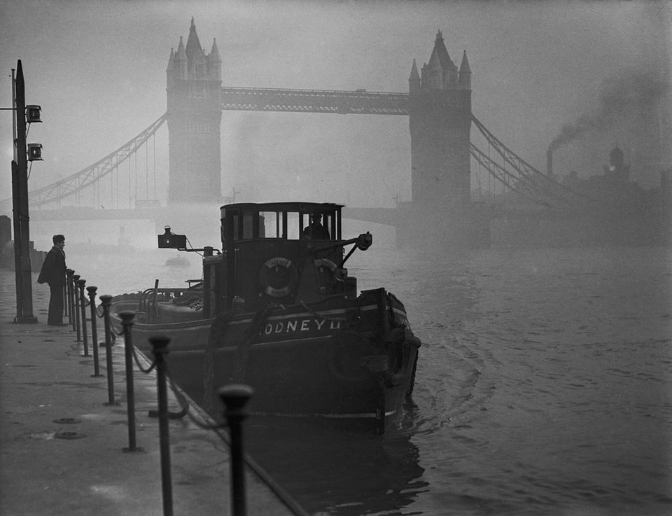 Rok 1952. Smog w Londynie 