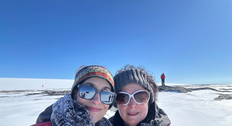 The author and her sister took an expedition cruise to the Arctic Circle.Courtesy of Gail Abrams