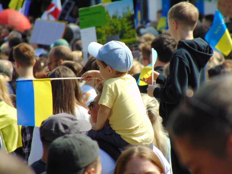 Protest pod ambasadą Rosji