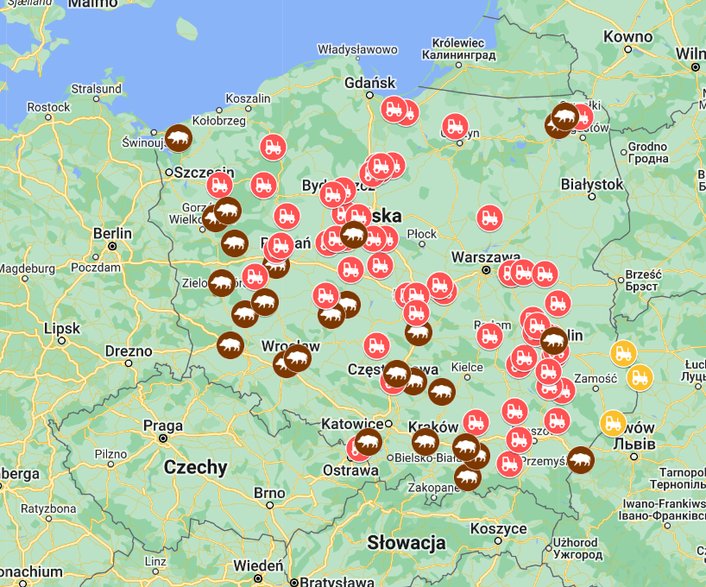 Protesty rolników w Polsce