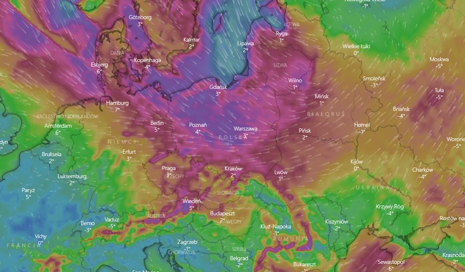 Nad Polskę nadciągają wichury