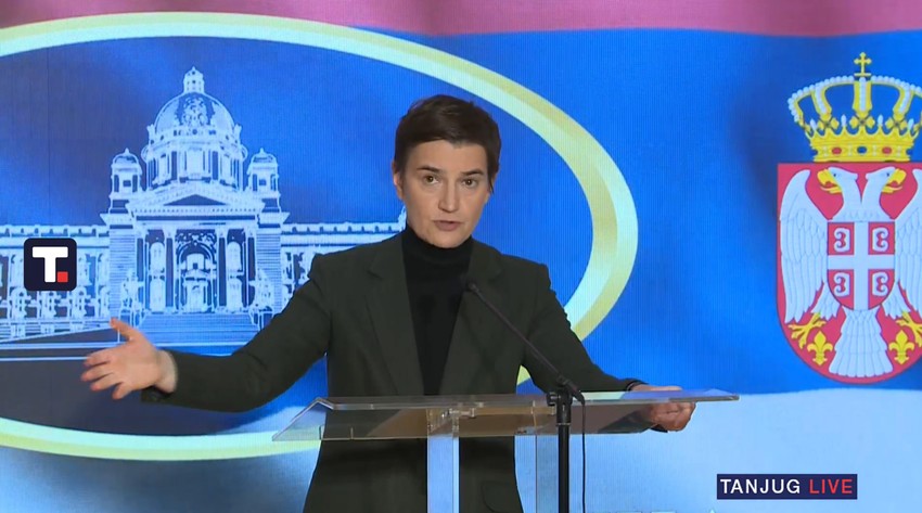 Brnabić kaže da i dalje misli da je prihvatanje uslova opozicije "presedan", ali da je to bio "jedini mogući kompromis"