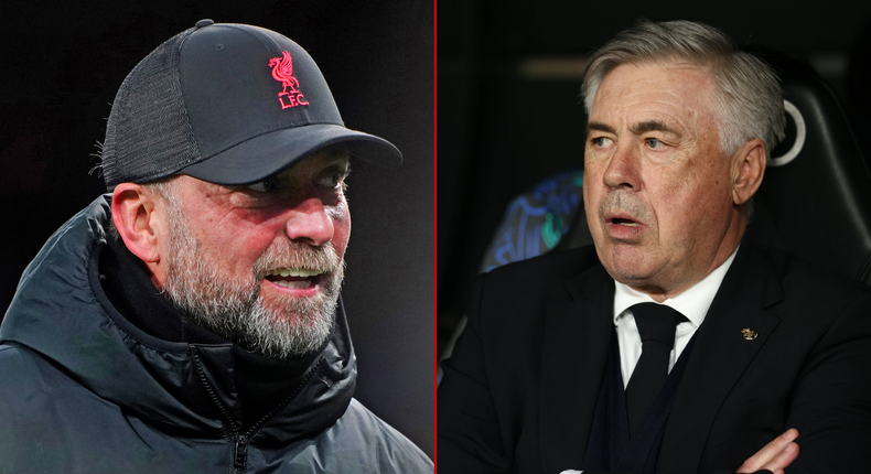 Jurgen Klopp and Carlo Ancelotti will face off in the final of this year's UEFA Champions league in Paris on May 28