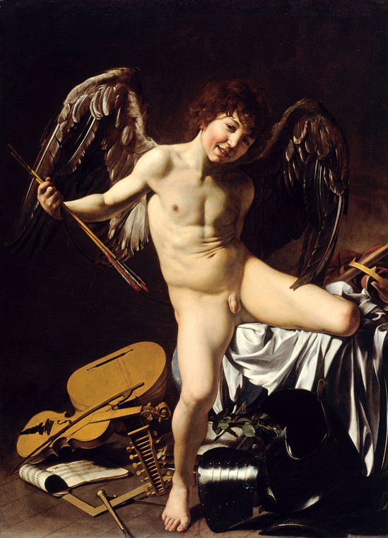 "Amor Zwycięski" (Amor Vincit Omnia) Caravaggia